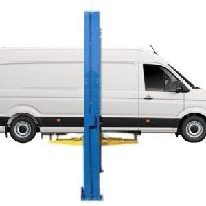 5.5 tonne 2 post clear floor lift Single Phase- AECL255CFDCA