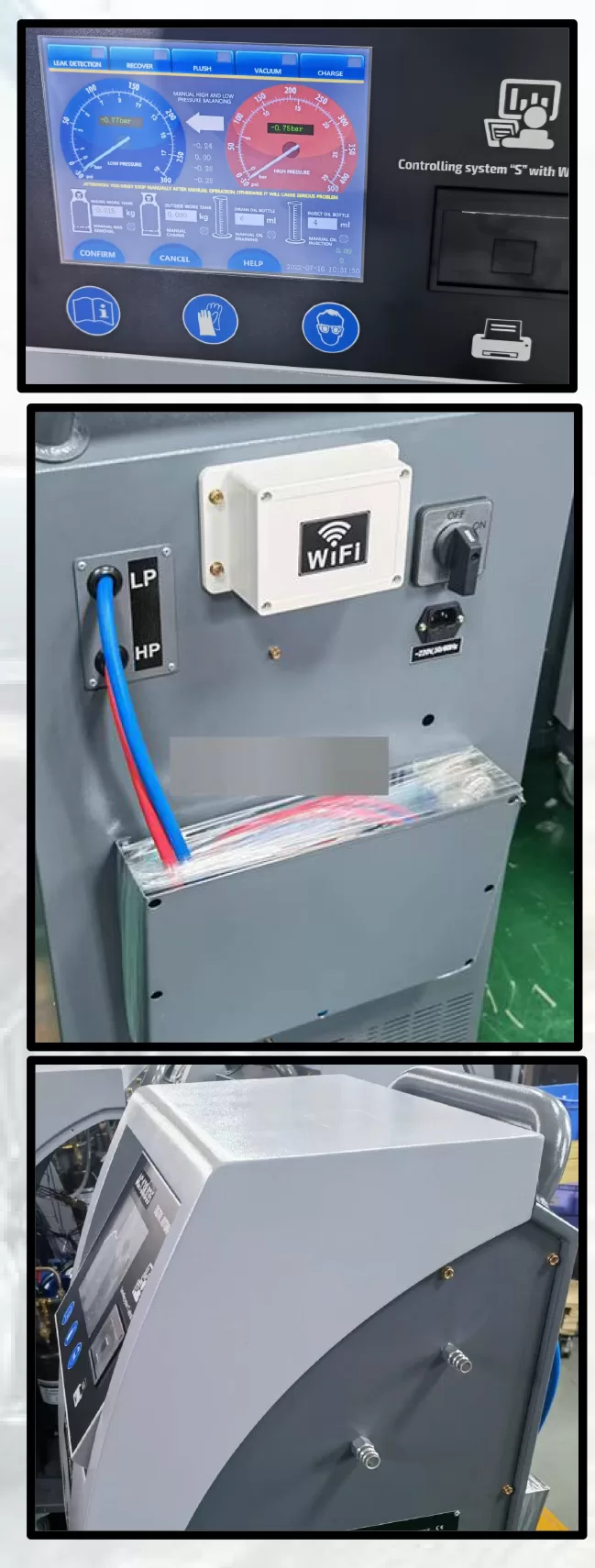 Airconditioning Service Station fully automatic R134a AEKMC8010 - Image 3