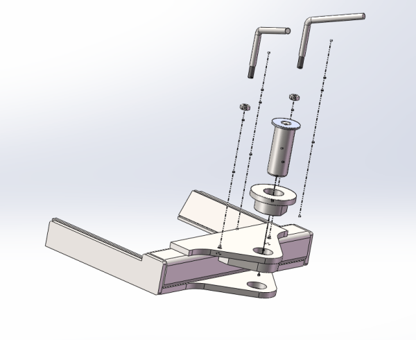 Wheel Holder for AECL240CFCCA Two Post Lift - Image 2