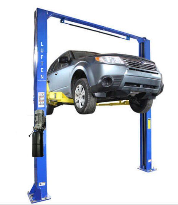 TWO POST HOIST CLEAR FLOOR 4.5 TONNE VEHICLE LIFT AECL245CFCCA