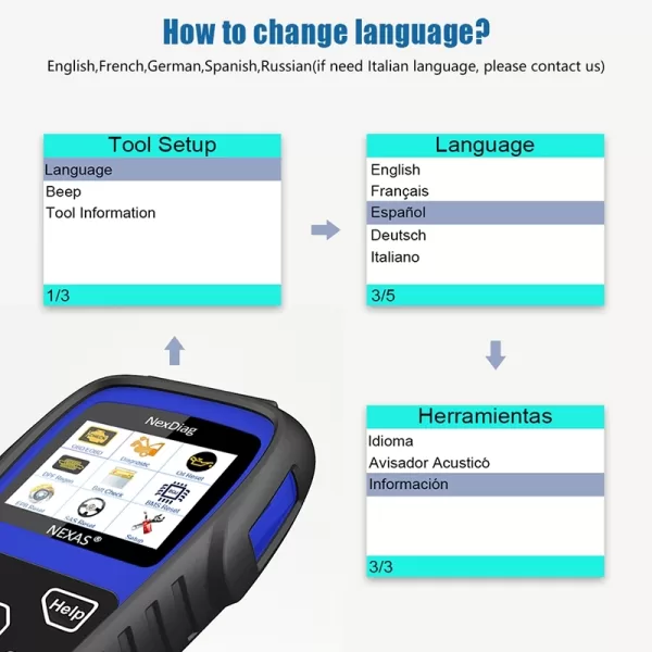 OBDII/EOBD FULL SCAN TOOL FOR LAND ROVER AND JAGUAR AEND602