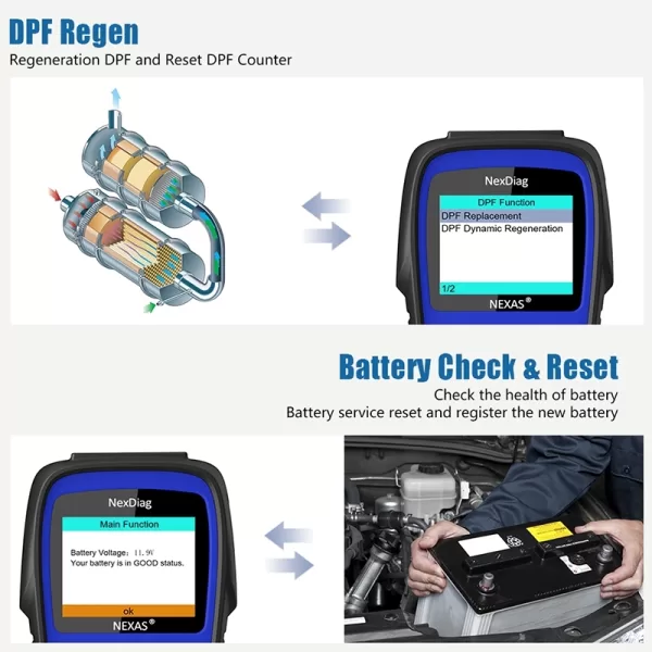 OBDII/EOBD FULL SCAN TOOL FOR LAND ROVER AND JAGUAR AEND602