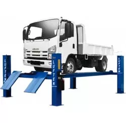 TRUCK LIFTS 6 TON 4 POST VEHICLE LIFT EXTRA WIDE WITH JACKING BEAMS AECL4600W LUFTEN