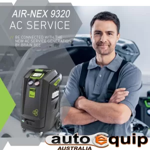 AUTOMOTIVE AIR CONDITIONING SERVICE STATION FULLY AUTOMATIC ITALIAN BRAIN BEE AIR-NEX 9320